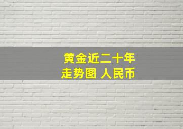 黄金近二十年走势图 人民币